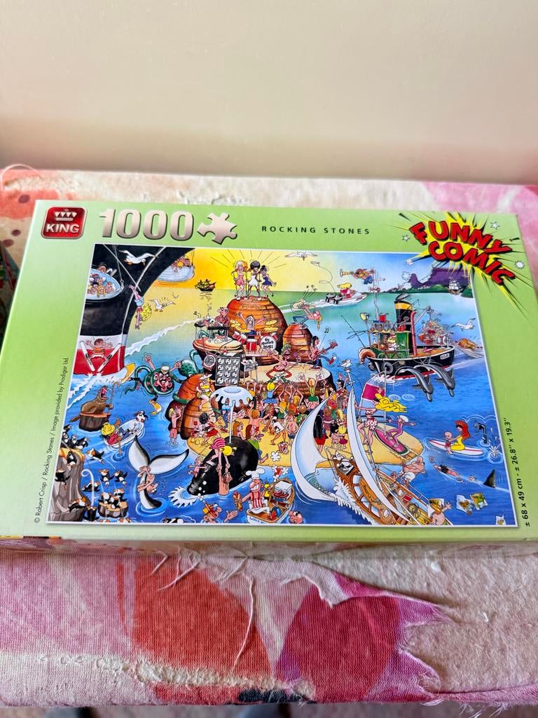 Puzzels van King, Wasgij en Ravensburger - Diverse Soorten, Verzenden, 500 t/m 1500 stukjes, Gebruikt, Legpuzzel