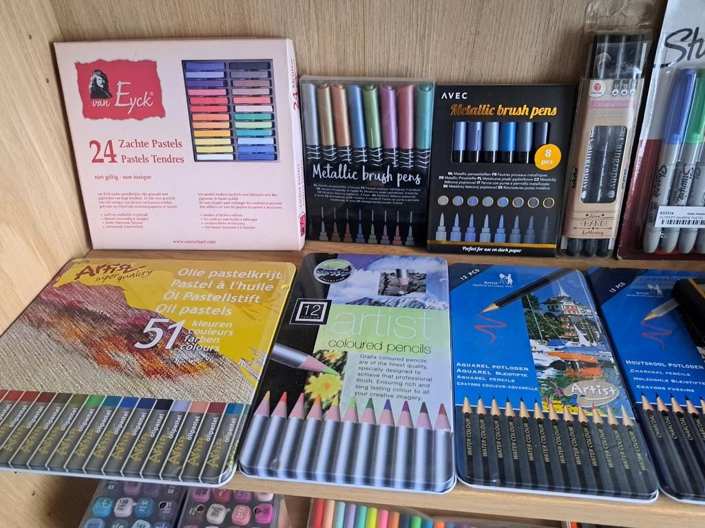 Tekenspullen, Ophalen, Nieuw, Potlood of Stift
