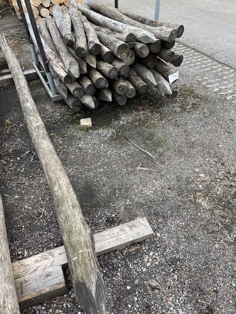 Robinia, geschild vergrijst, Ophalen, Nieuw, 250 cm of meer, Palen