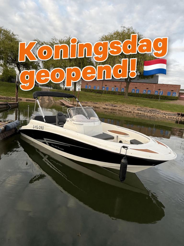 Prins  navigator 616 yamaha 130pk bwj 021 koningsdag geopend