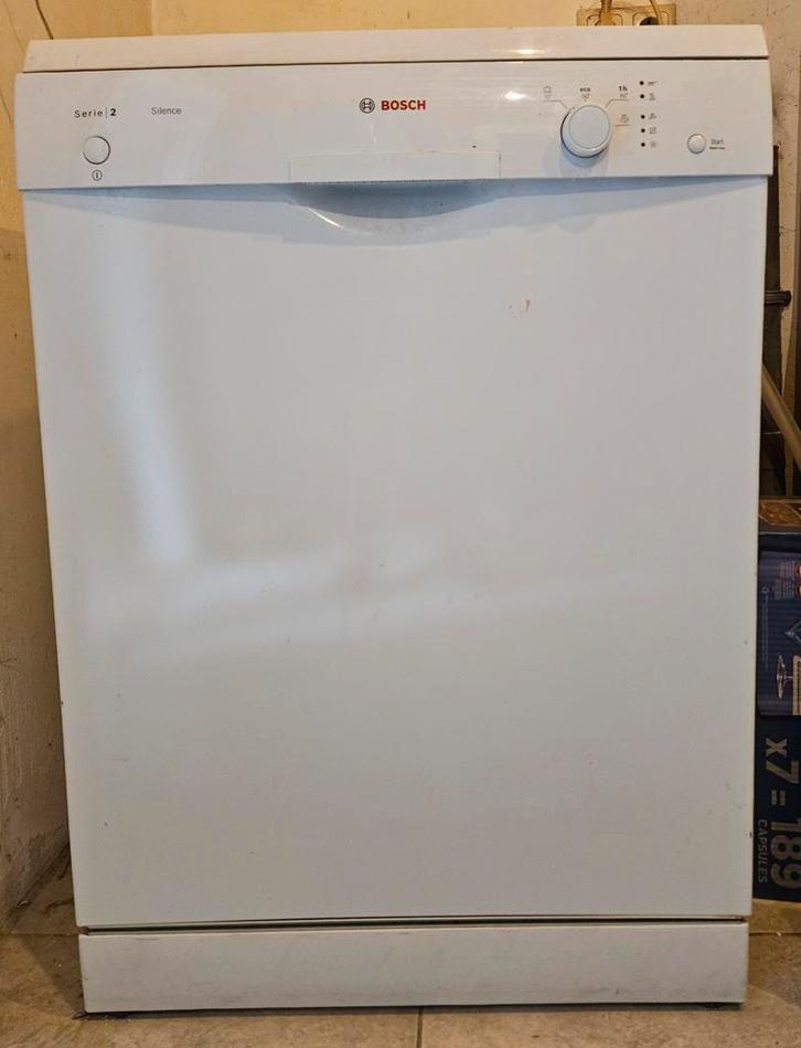 Bosch Serie 2 Silence Vaatwasser - Wit, Vrijstaand, Witgoed en Apparatuur, Vaatwasmachines, Gebruikt, Minder dan 85 cm, Ophalen