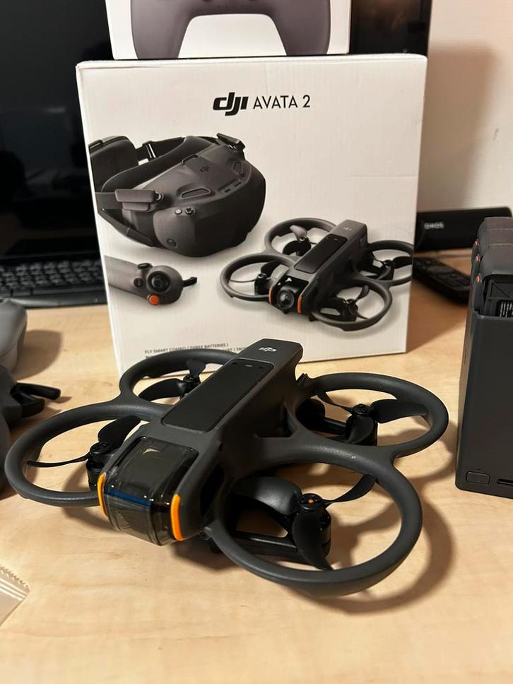 DJI Avata 2 + Remote Controller 3, Audio, Tv en Foto, Drones, Zo goed als nieuw, Ophalen