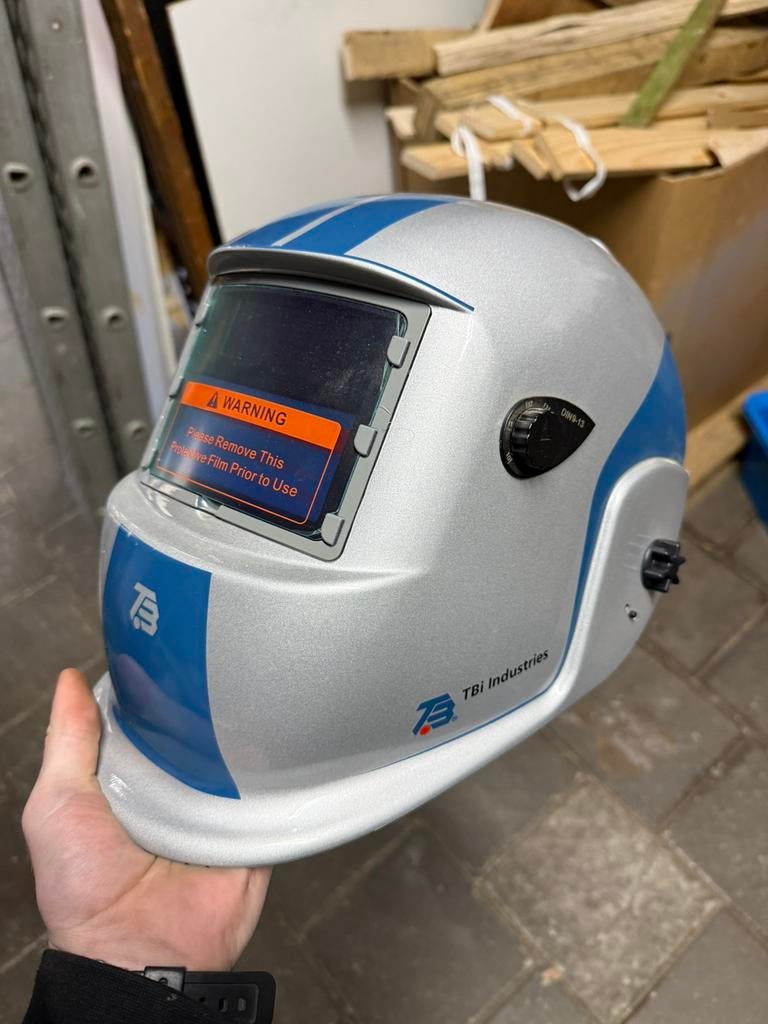 Tbi lashelm zgan lasapparaat mig tig acdc plasma elektrode, Lasfilter, Ophalen of Verzenden, Zo goed als nieuw