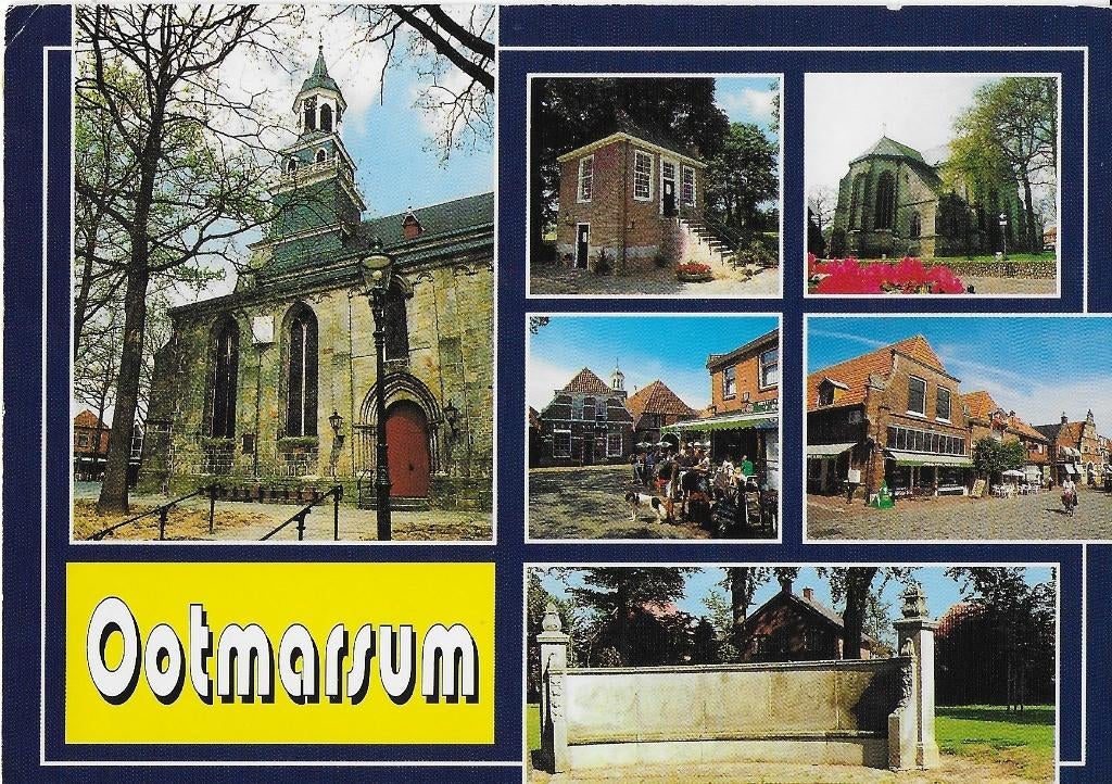 Ch15 gelopen ansichtkaart Ootmarsum, Ophalen of Verzenden, 1960 tot 1980, Gelopen