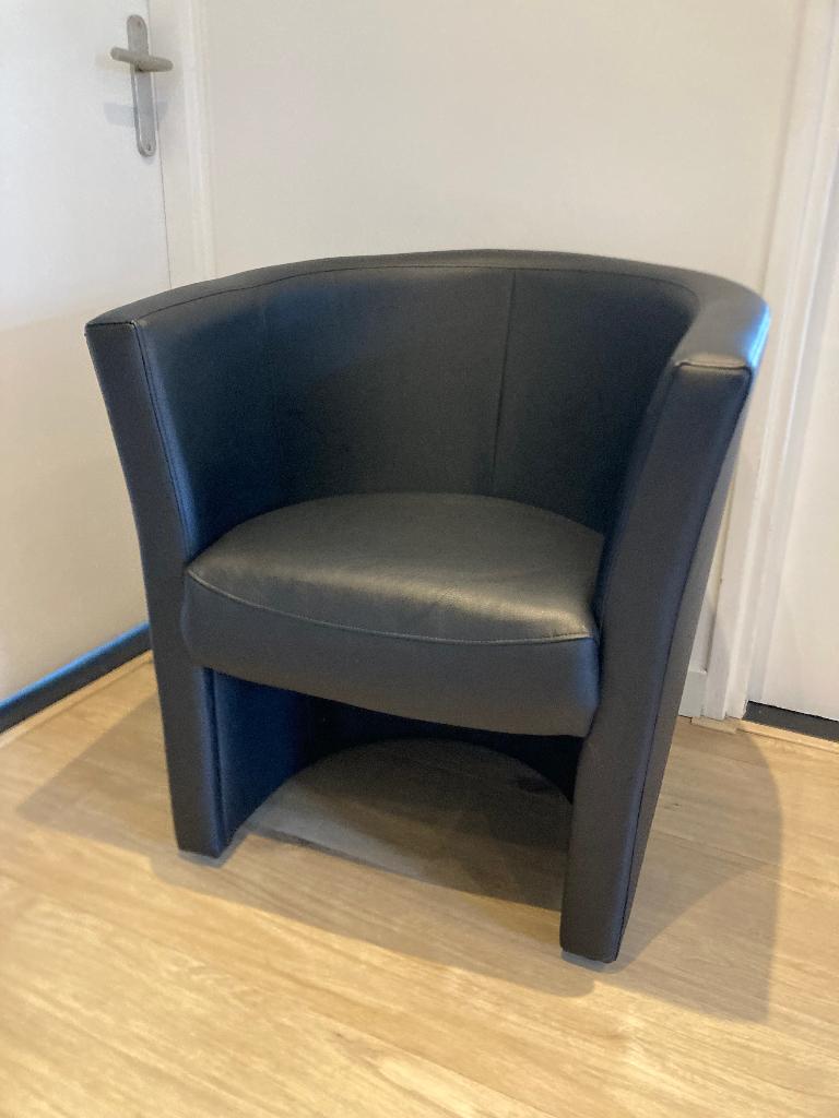 Kuipstoel, Ophalen, Overige materialen, Gebruikt, Zwart