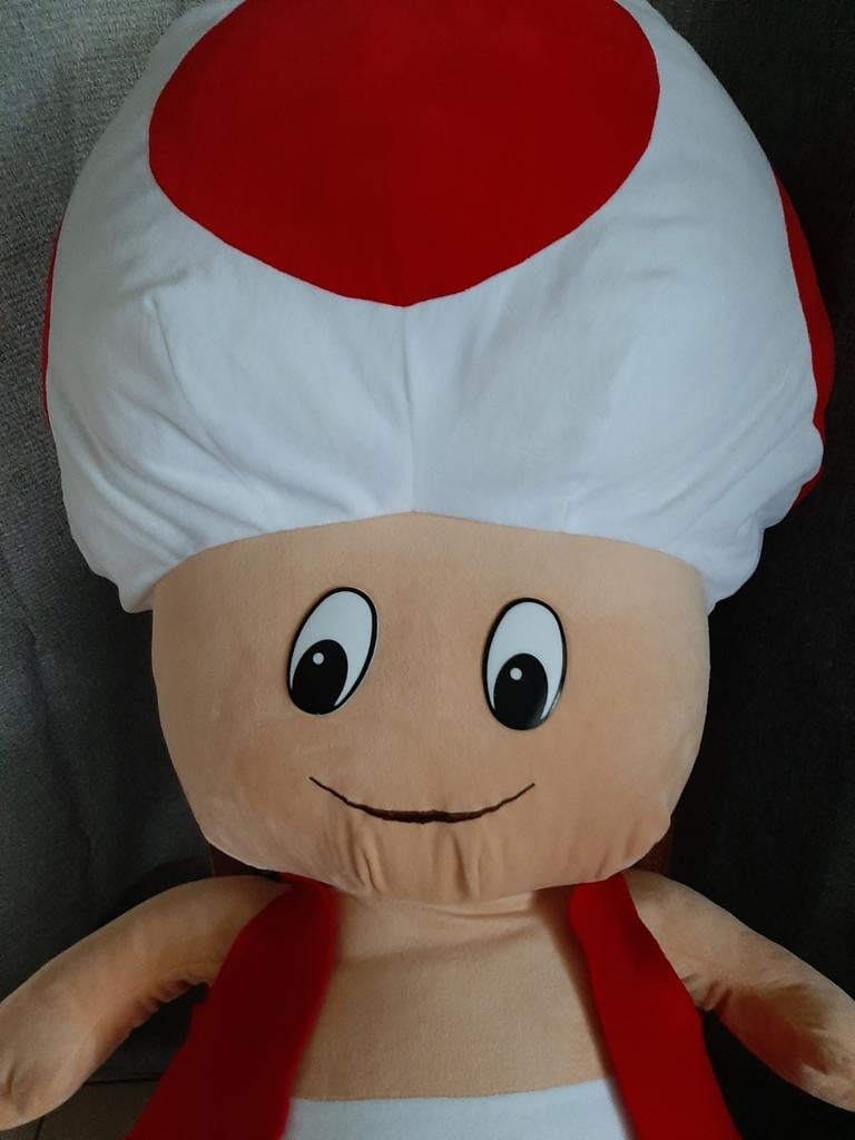 XXL Grote Toad knuffel super mario, Kinderen en Baby's, Speelgoed | Knuffels en Pluche, Ophalen of Verzenden, Overige typen