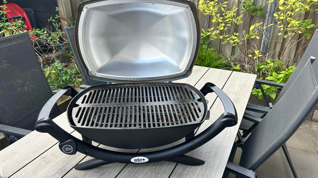 Weber Q2400 elektrische barbecue, Tuin en Terras, Elektrische barbecues, Ophalen, Zo goed als nieuw