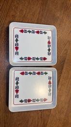 Twee Boerenbont Plastic schaaltjes, Huis en Inrichting, Ophalen of Verzenden, Zo goed als nieuw