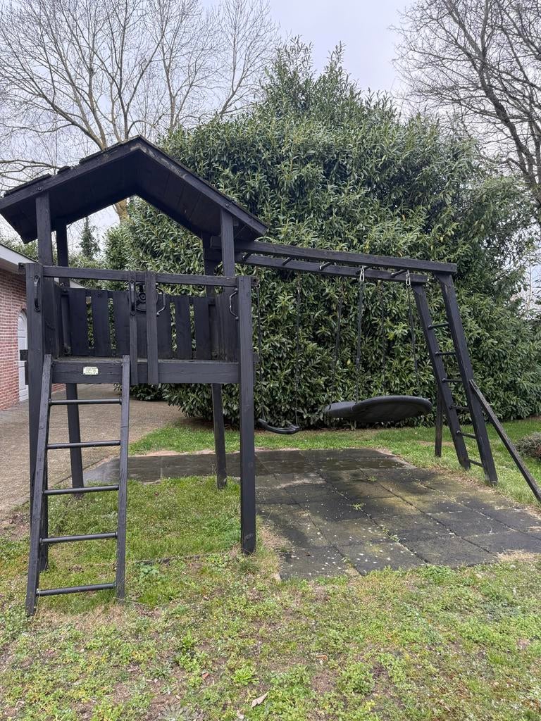 Jungle Gym speeltoestel met ladder, Ophalen of Verzenden, Gebruikt, Klimwand