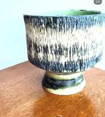 Vintage bloempot, Rond, Ophalen of Verzenden, Zo goed als nieuw, Aardewerk