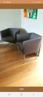 B&B Italia fauteuils/stoelen 4 stuks., Ophalen, Grijs, Twee