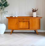 🩵 Vintage retro dressoir kast jaren ‘60 lowboard tv-meubel, Ophalen, Gebruikt, Vintage retro jaren '60, 150 tot 200 cm