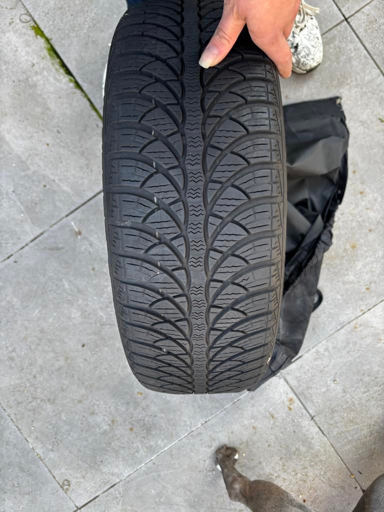 Winterbanden met veg, 15 inch, Banden en Velgen, 185 mm, Winterbanden