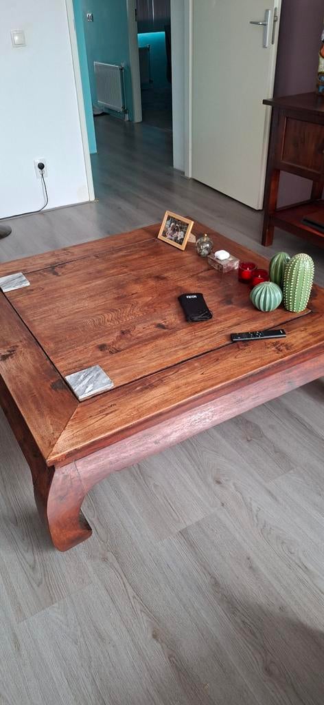 Opium salontafel, Ophalen, Minder dan 50 cm, Rechthoekig, 100 tot 150 cm