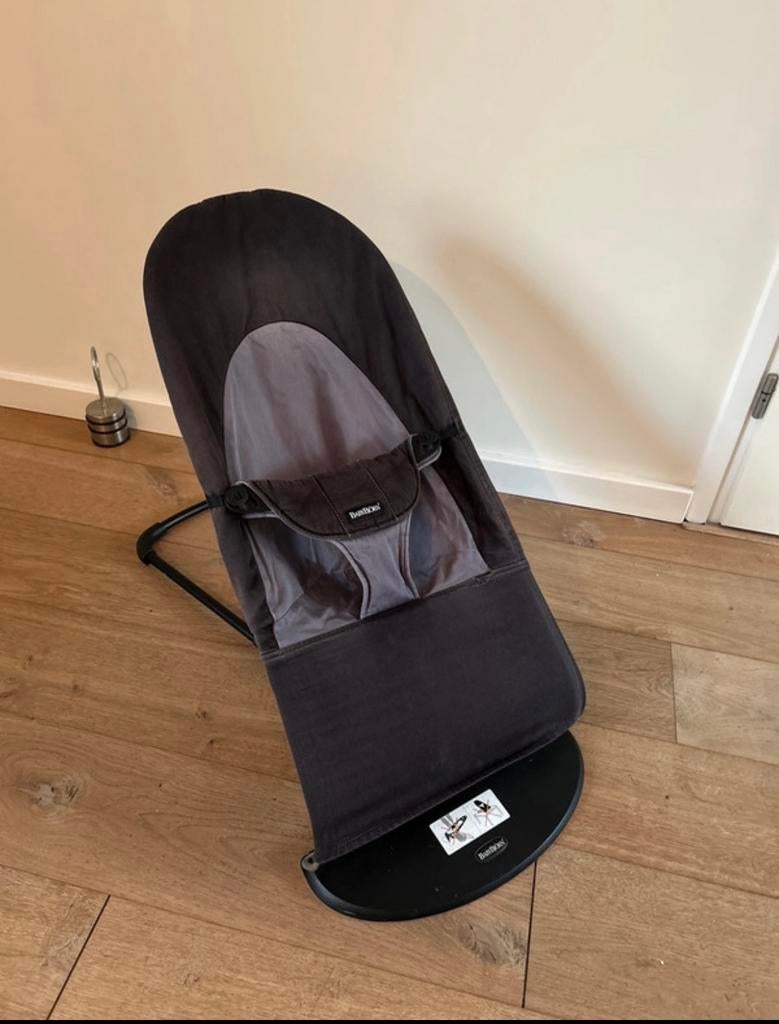 BabyBjörn Wipstoel Balance Soft - Zwart/Grijs, Kinderen en Baby's, Wipstoeltjes, Overige merken, Wipstoel, Ophalen of Verzenden