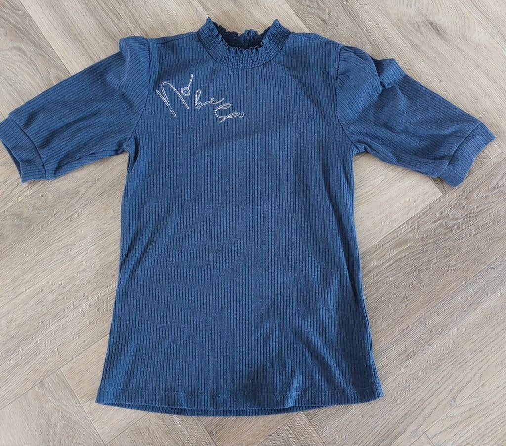 NoBell blauw t-shirt mt.158/164, Nobell, Meisje, Ophalen of Verzenden, Zo goed als nieuw