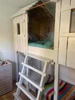Coole boomhut hoogslaper whitewash, Ophalen, 85 tot 100 cm, Gebruikt, Matras
