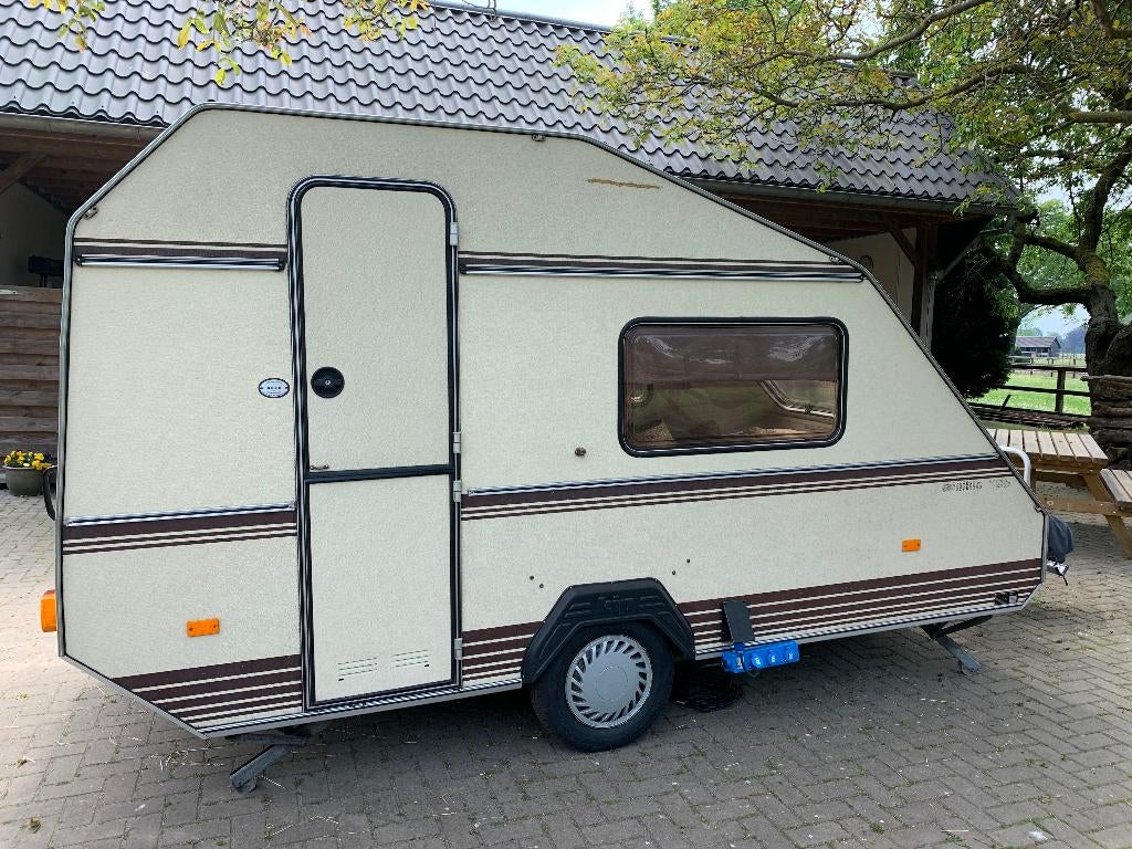 Te Koop Kip Kompakt caravan, Caravans en Kamperen, Standaardzit, Kip, Tot en met 3, Particulier