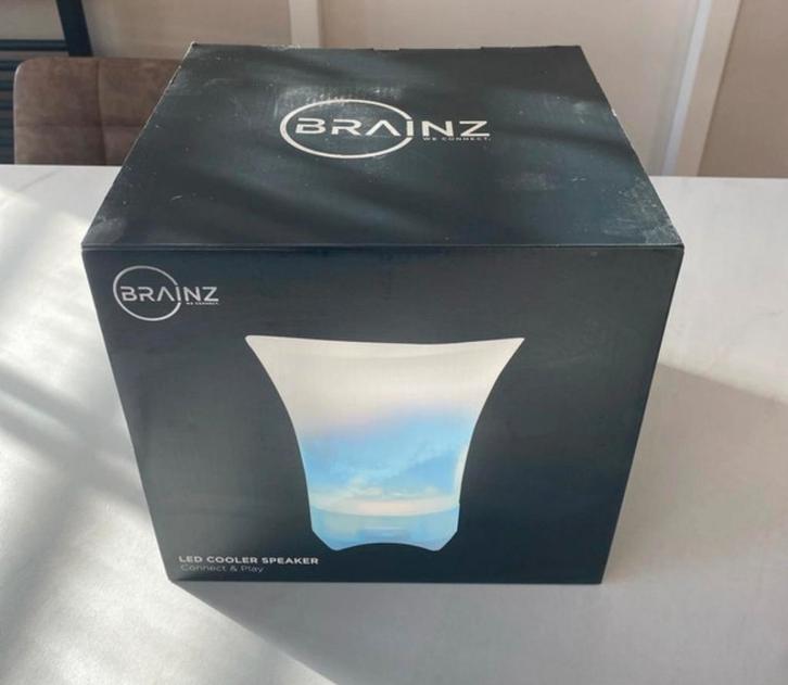 BRAINZ LED Cooler Speaker - Bluetooth Audio & Koeler, Audio, Tv en Foto, Luidsprekers, Nieuw, Overige typen, Minder dan 60 watt