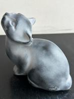 Raku aardewerk? Zware Poes / Kat beeld, Ophalen of Verzenden, Zo goed als nieuw, Dier