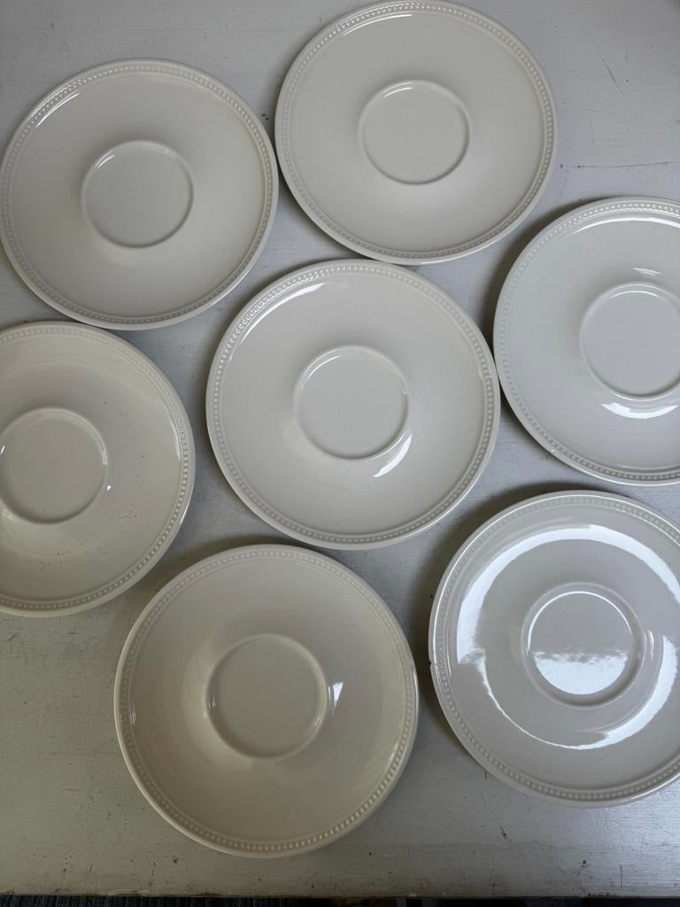 7x schotel soepkop Wedgwood Windsor, Ophalen of Verzenden, Zo goed als nieuw, Glas of Kopje