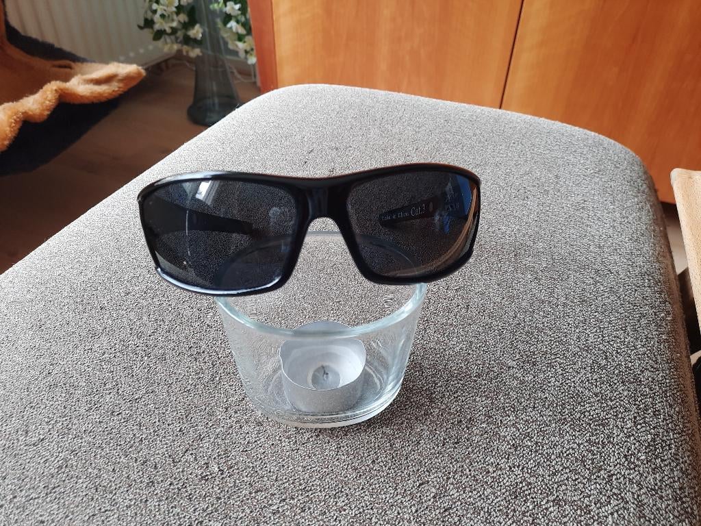 te koop HD polaris zonnebril met opbergdoos, Ophalen of Verzenden, Gebruikt, Zwart, Overige merken