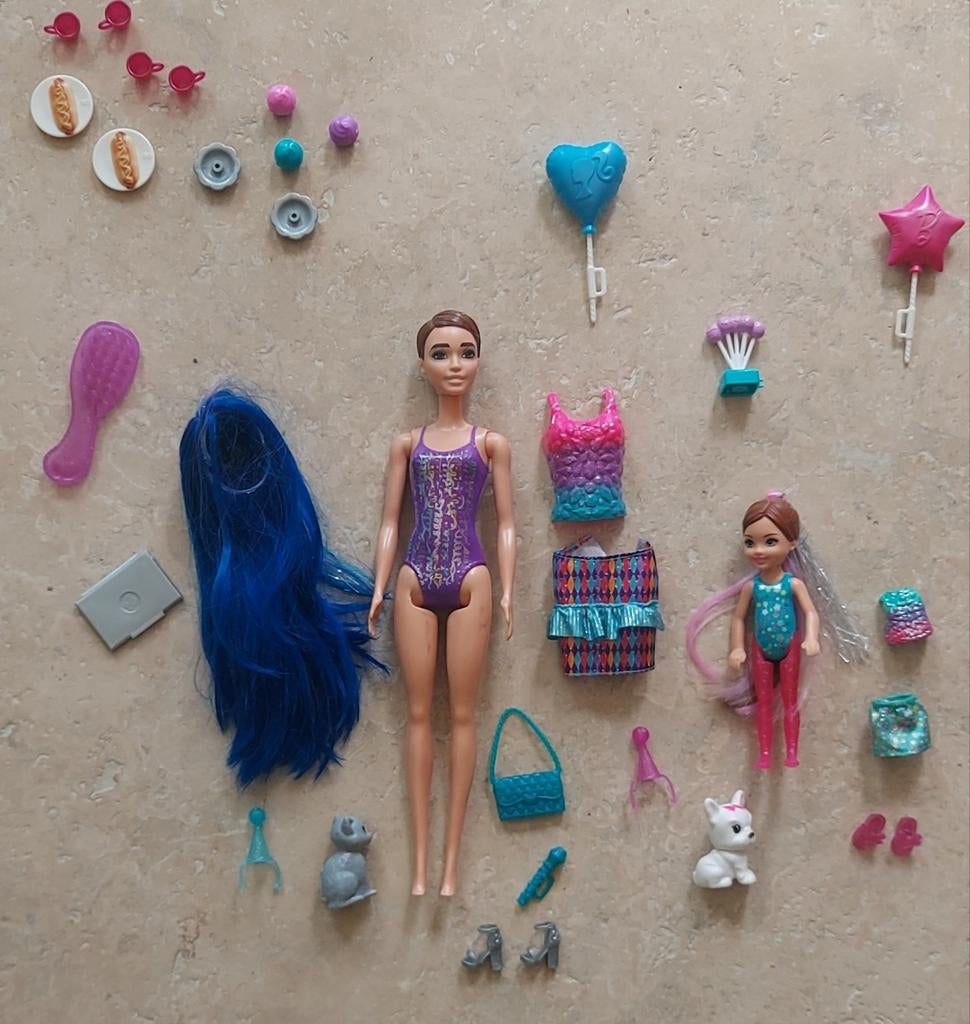 Barbie poppen en accessoires set, Ophalen of Verzenden