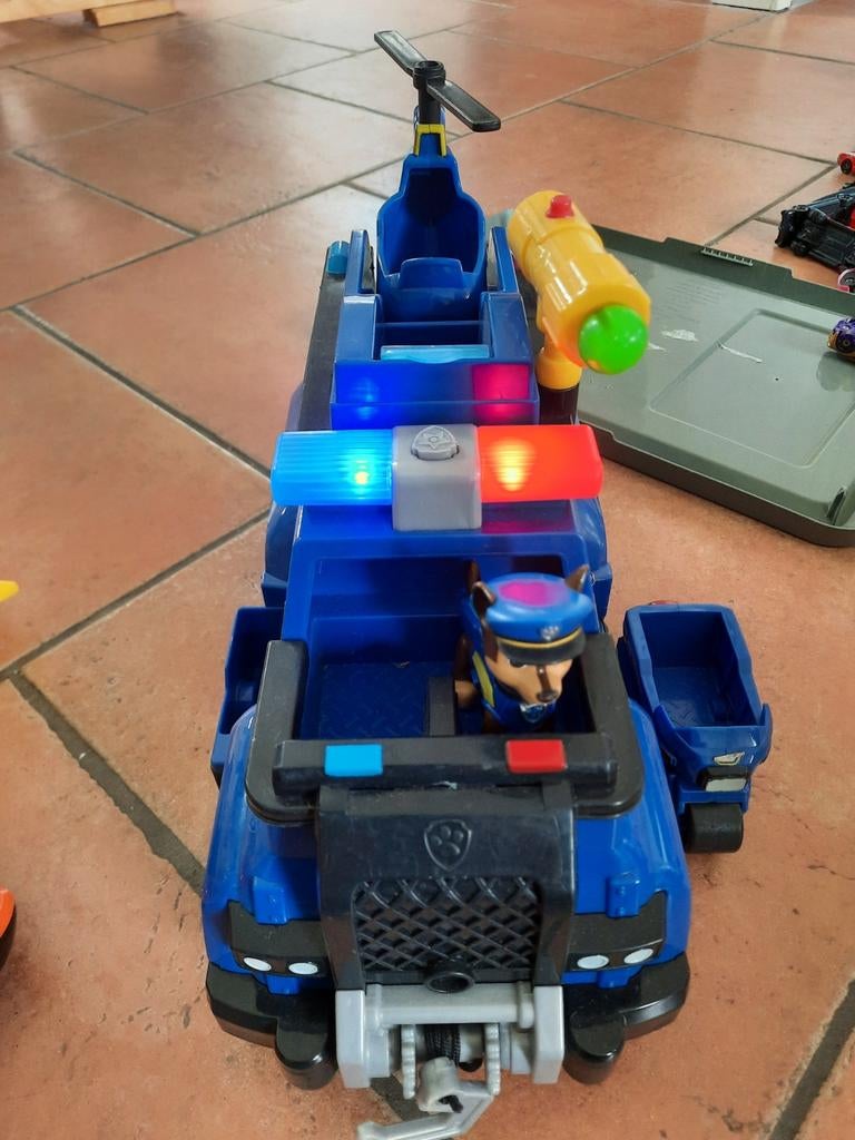 Paw Patrol Politie Cruiser met Chase Figuur, Ophalen of Verzenden, Gebruikt, Jongen of Meisje