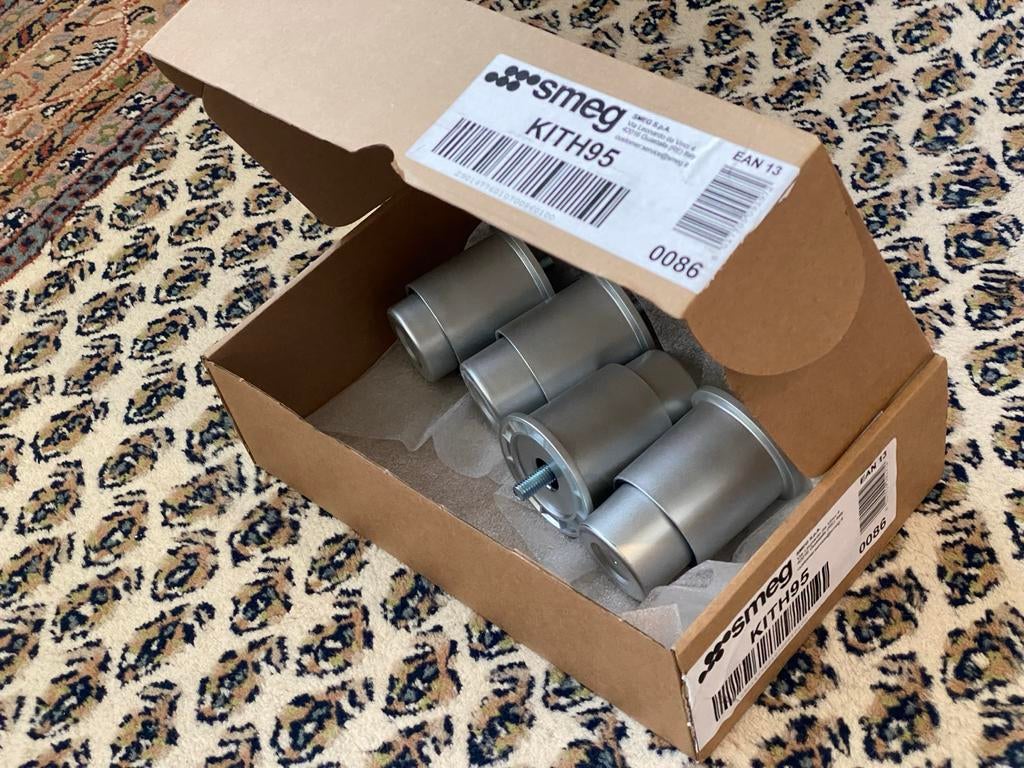 SMEG Fornuis Verstelbare Poten- M10, 72-110mm, Zilver/Chroom, Witgoed en Apparatuur, Onderdelen en Toebehoren, Ophalen of Verzenden