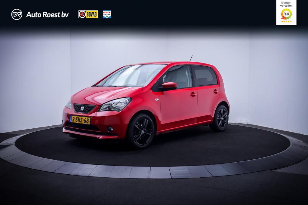 SEAT Mii 1.0 Chill Out AIRCO | PRIVACY GLAS | ELEK. RAMEN |, Euro 5, Stof, Gebruikt, Zwart
