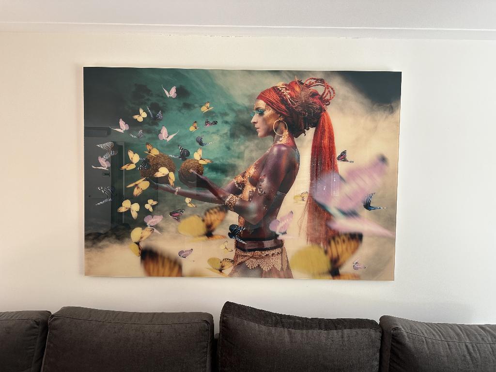 Fotokunst op plexiglas – Woman with Butterflies III, Diensten en Vakmensen, Fotografen, Fotograaf