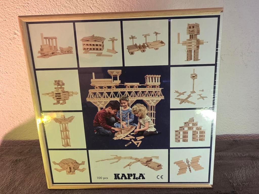 Kapla 100 in houten box, Kinderen en Baby's, Speelgoed | Bouwstenen, Ophalen of Verzenden, Nieuw