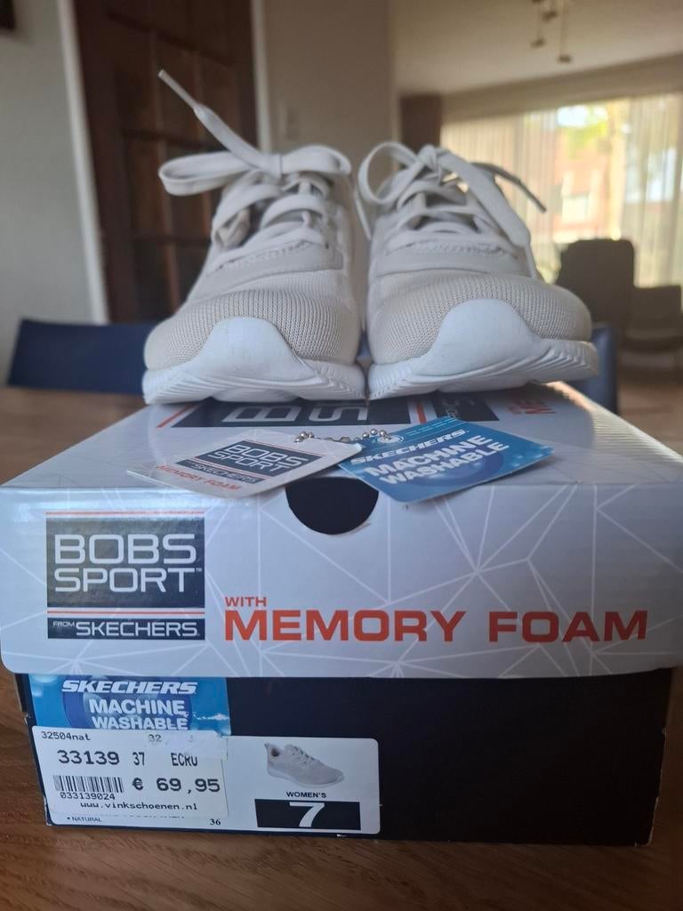 Nieuwe Bobs Sport Skechers Ecru Maat 37, Kleding | Dames, Schoenen, Skechers, Ophalen of Verzenden