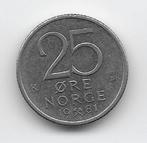Noorwegen 25 øre 1981 KM# 417, Verzenden, Overige landen, Losse munt