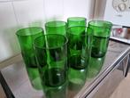 drinkglazen gemaakt van oude wijnflessen, groen, Glas of Glazen, Nieuw, Ophalen of Verzenden, Glas
