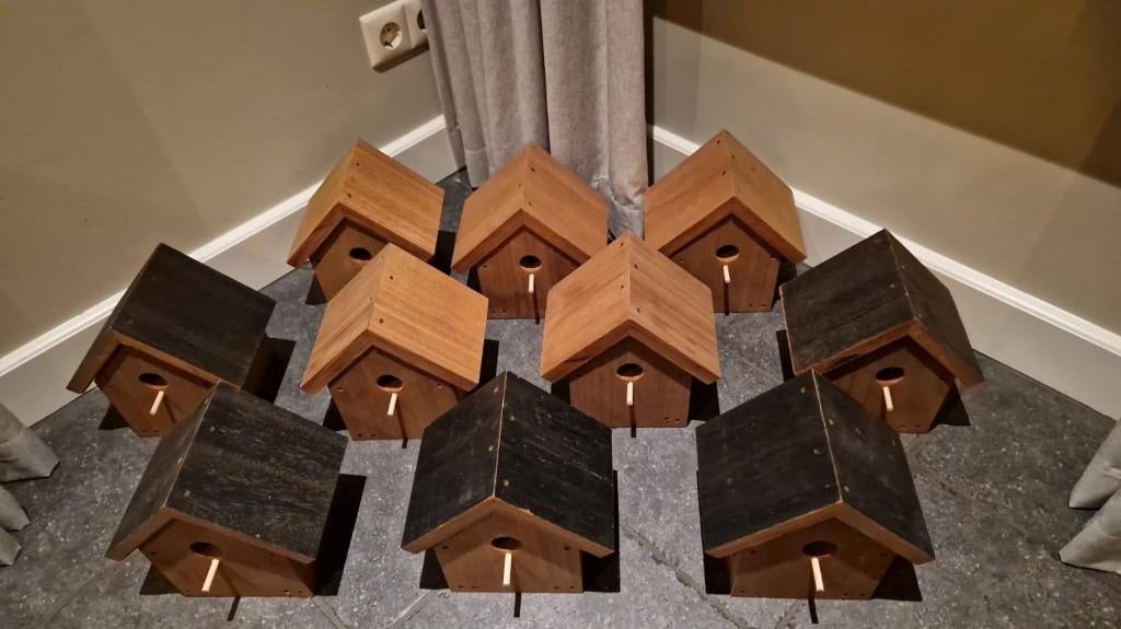 vogelhuisjes, Ophalen, Nieuw