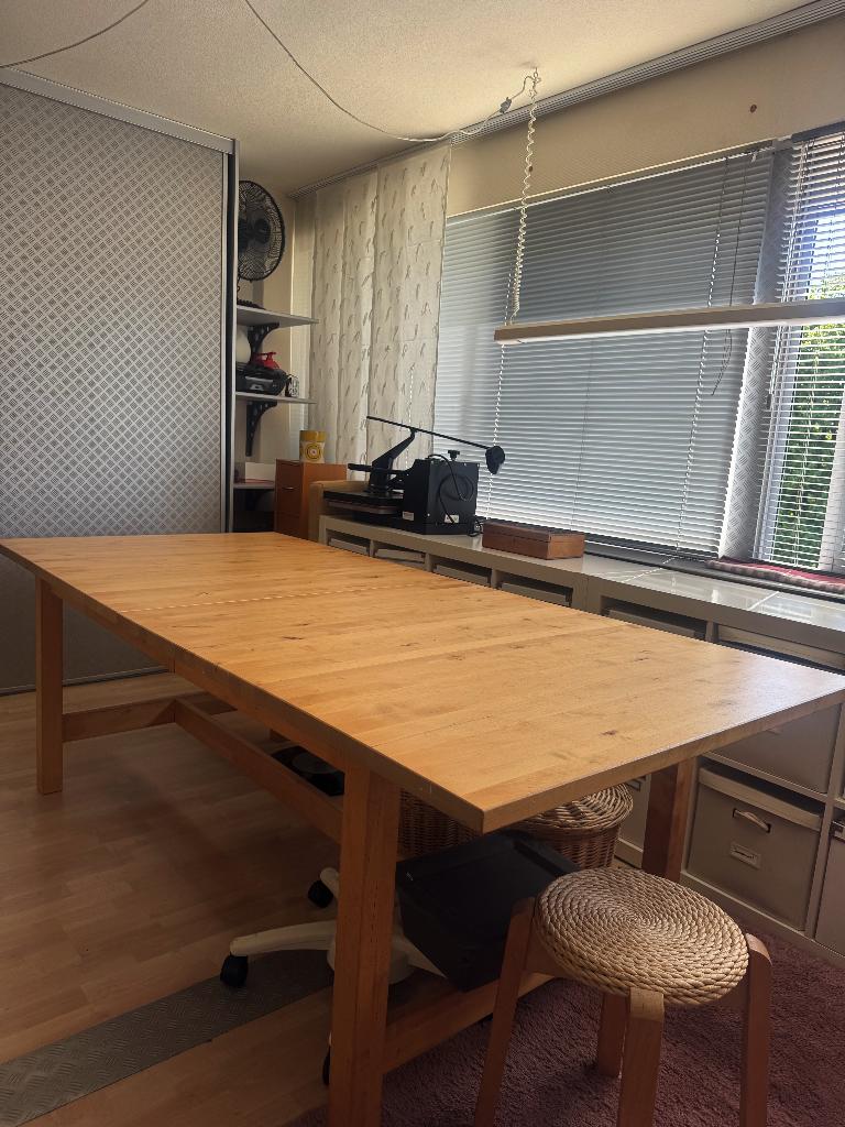Tafel, uitschuifbaar, Ophalen, Gebruikt, 200 cm of meer, 50 tot 100 cm