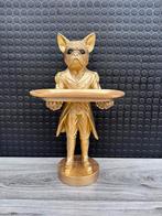 bulldog met dienblad 50hoog/Nieuw!, Verzamelen, Beelden en Beeldjes, Ophalen of Verzenden, Nieuw, Dier