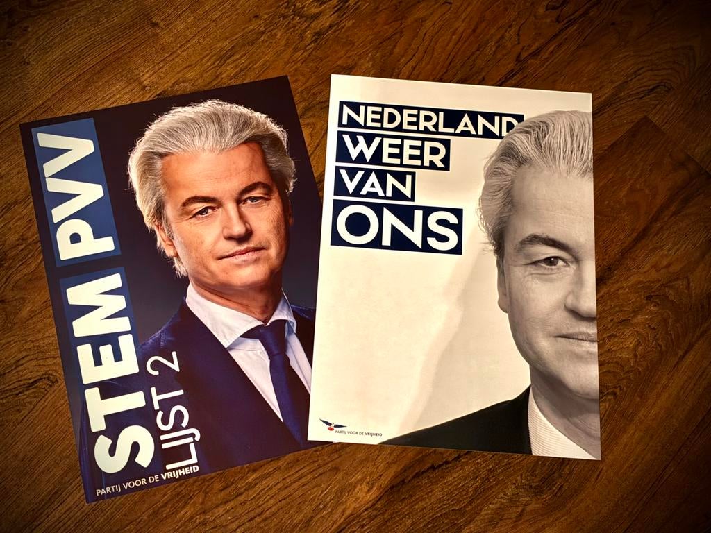Poster wilders, Ophalen of Verzenden, Zo goed als nieuw, Politiek