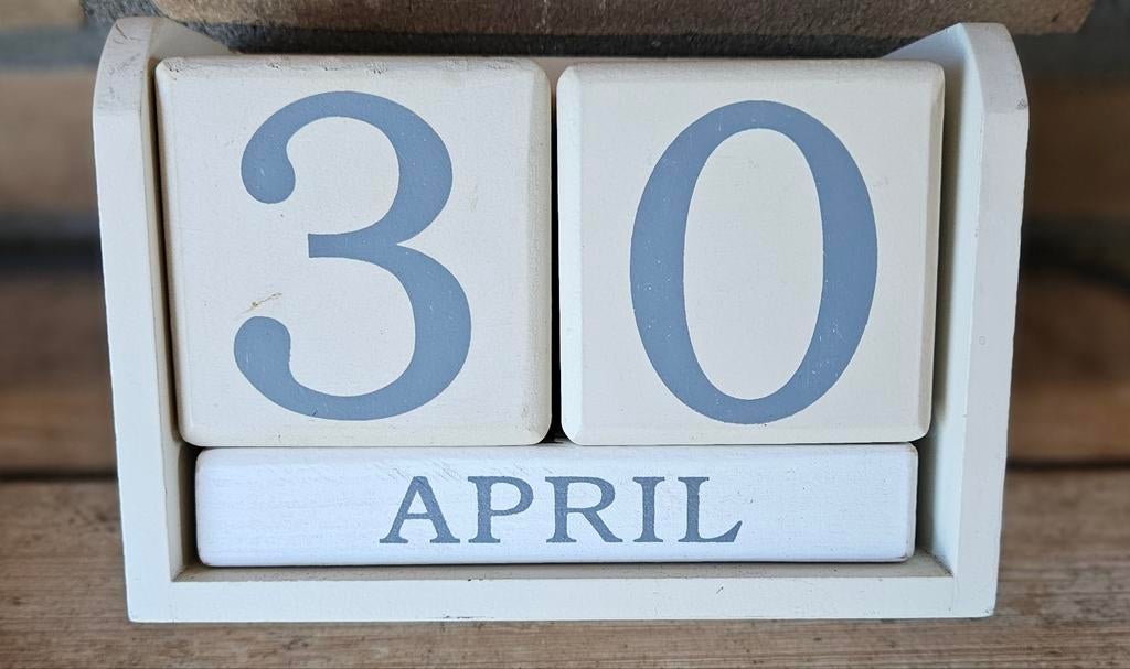 Houten kalender, Ophalen of Verzenden