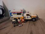 Playmobil ziekenhuis ambulance en helikopter, Ophalen of Verzenden, Gebruikt, Complete set
