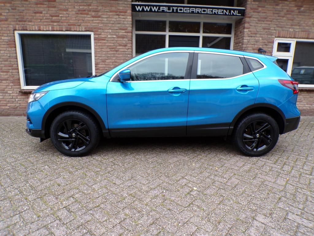 Nissan Qashqai 1.2 Visia, Auto's, Nissan, Voorwielaandrijving, Stof, Gebruikt, Blauw