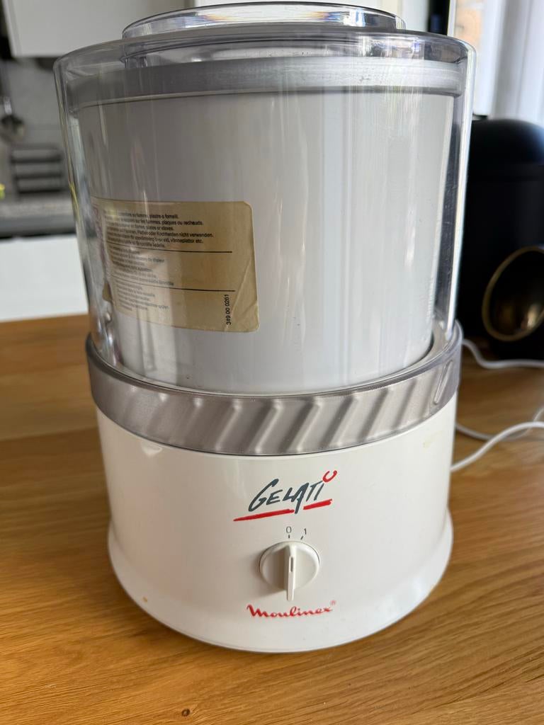 Moulinex Gelati IJsmachine - Maak zelf heerlijk ijs!, Ophalen, Gebruikt