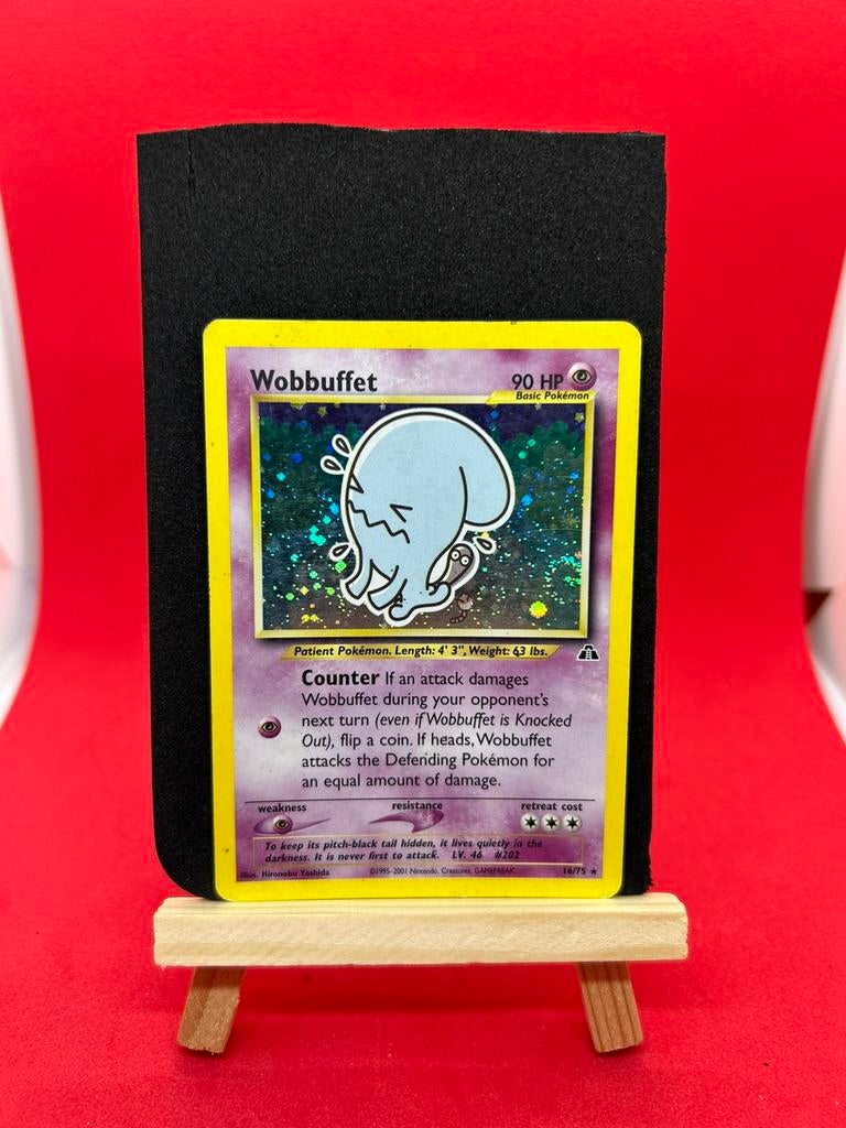 Wobbuffet 16/75 Holo Neo Discovery, Ophalen of Verzenden, Zo goed als nieuw