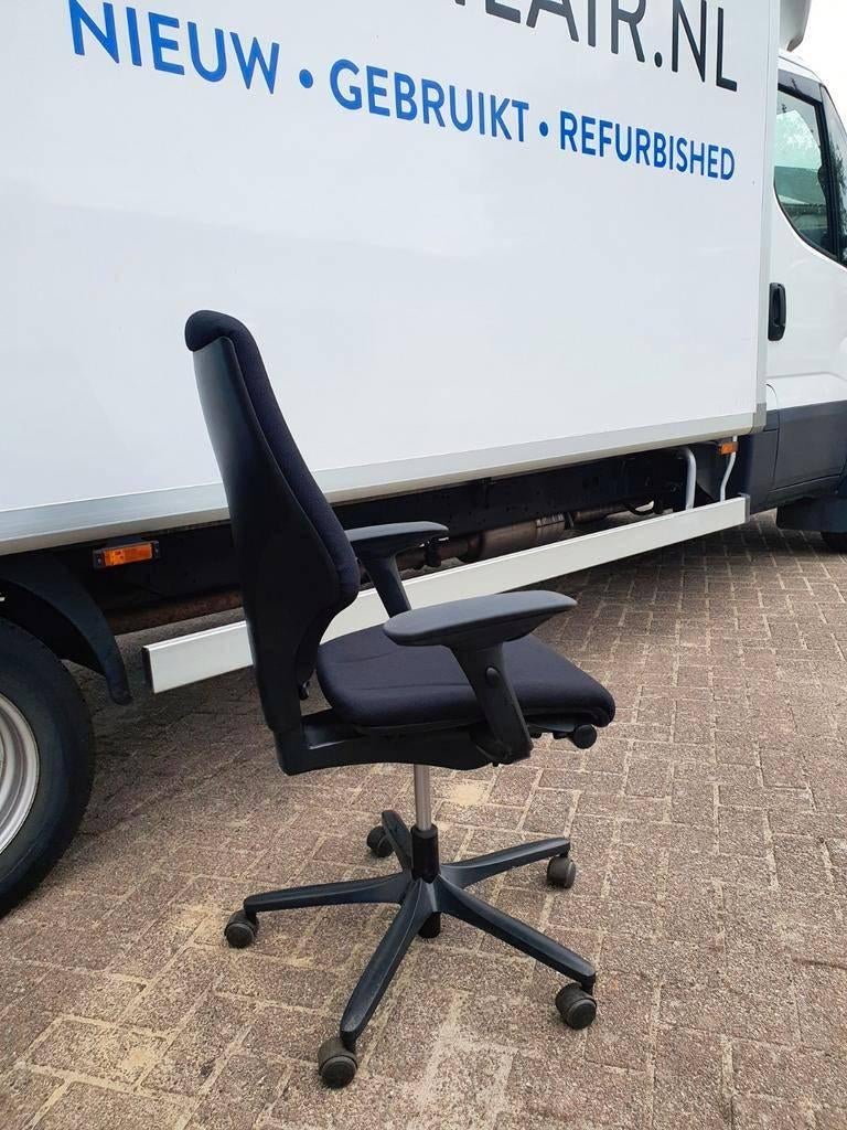 Giroflex 64 bureaustoel, ergonomisch, nieuwe stof (np 1000, Huis en Inrichting, Bureaustoelen, Zwart, Ophalen of Verzenden, Zo goed als nieuw