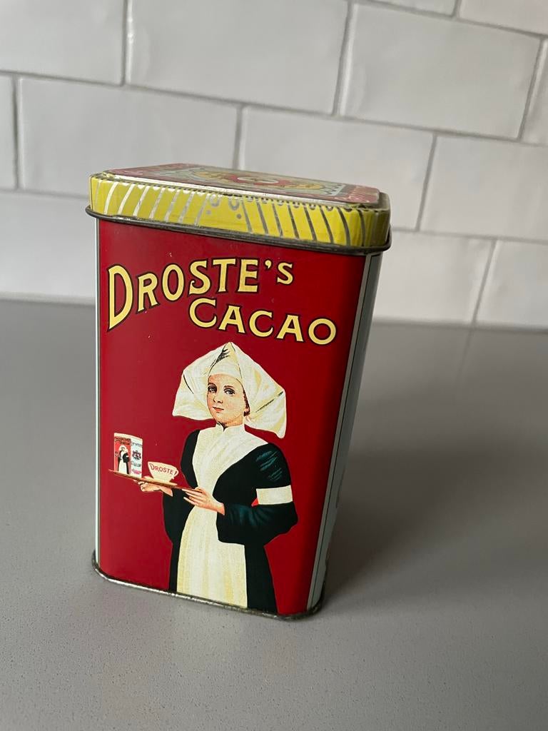 Droste cacao blikje, Verzamelen, Ophalen of Verzenden, Gebruikt, Overige, Droste