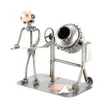 Bouwvakker met betonmolen - beton, baksteen, cement, bouw, Ophalen of Verzenden