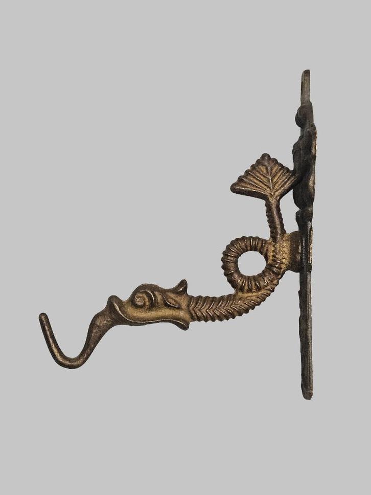 Kapstok / muurhaak met Aziatische draak of vis (Lot 10), Huis en Inrichting, Woonaccessoires | Kapstokken, Gebruikt, Wandkapstok