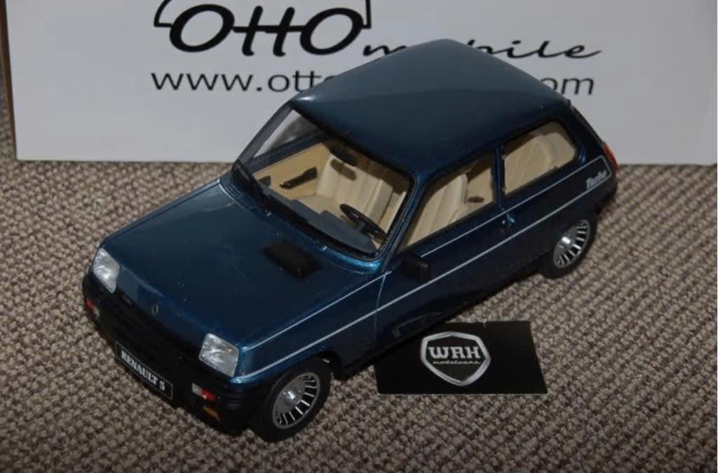 1:12 RENAULT 5 ALPINE TURBO blue Otto mobile G054 WRH, Hobby en Vrije tijd, Modelauto's | 1:5 tot 1:12, Verzenden, Zo goed als nieuw