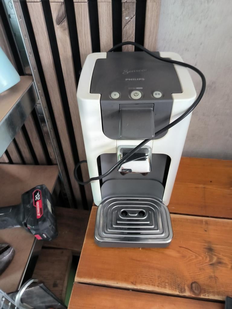 Philips Senseo Koffiezetapparaat - Wit/Grijs, Ophalen, Koffiepads en cups, Gebruikt, Koffiemachine